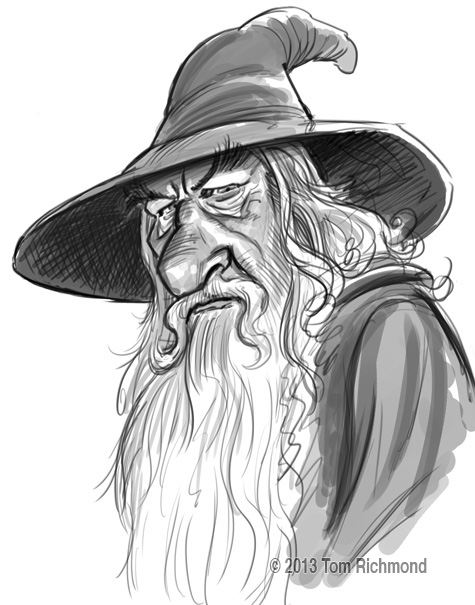 gandalf the gray coloring pages - photo #22