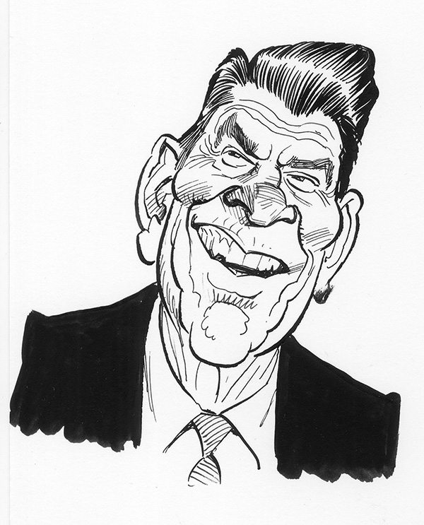 Reagan Riddle Cartoon Richmond Illustration Inc.